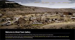 Desktop Screenshot of ghosttowngallery.com